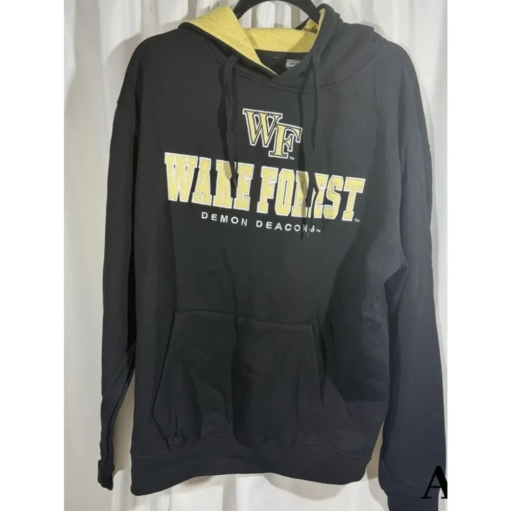 Wake Forest Demon Deacons Black & Gold Hoodie NWT XL still in packaging